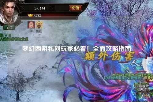 夢幻西游私網(wǎng)玩家必看！全面攻略指南